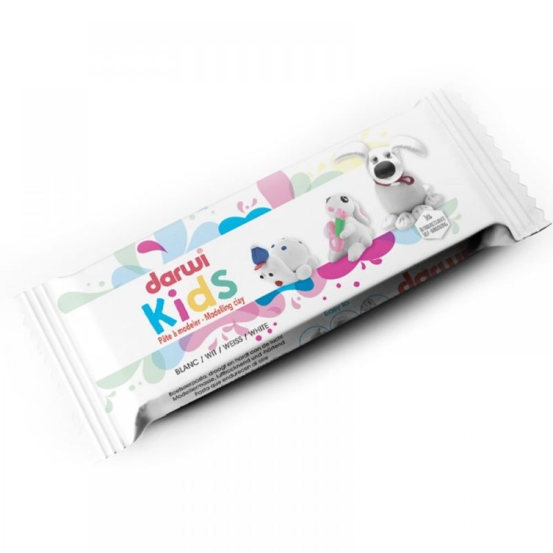 Πηλός Λευκός Kids Darwi 500gr (PLK-500)