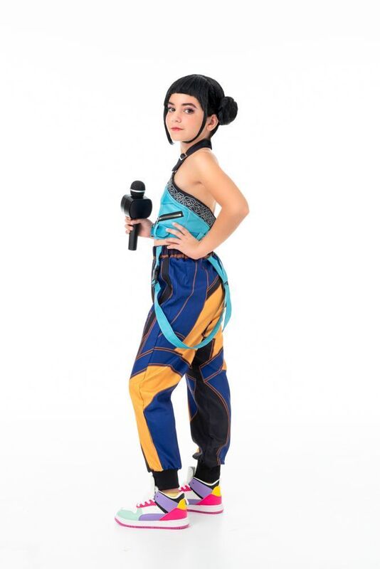 Στολή Παιδική Idolx K-Pop Rapper Hunter No 11-12 (5251-5) φωτογραφία