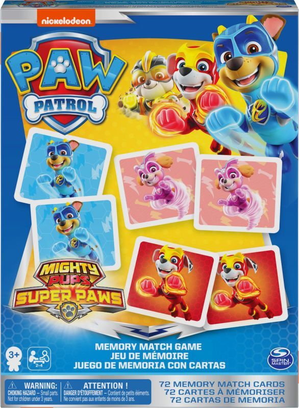 Επιτραπέζιο Paw Patrol Παιχνίδι Μνήμης (6033301)