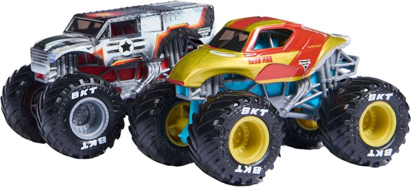 Monster Jam Όχημα 1:64 Marvel 2Τμχ-2 Σχέδια (6070555)
