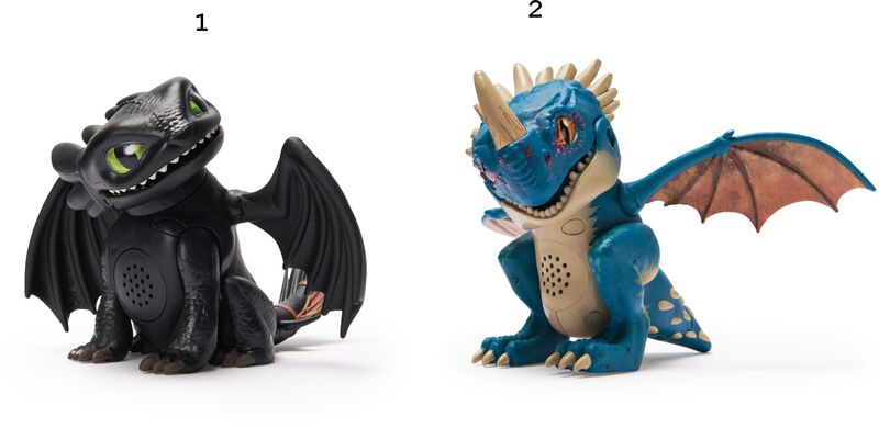 Dragons Mini Διαδραστικοί Δράκοι-2 Σχέδια (6072696) - φωτογραφία 2