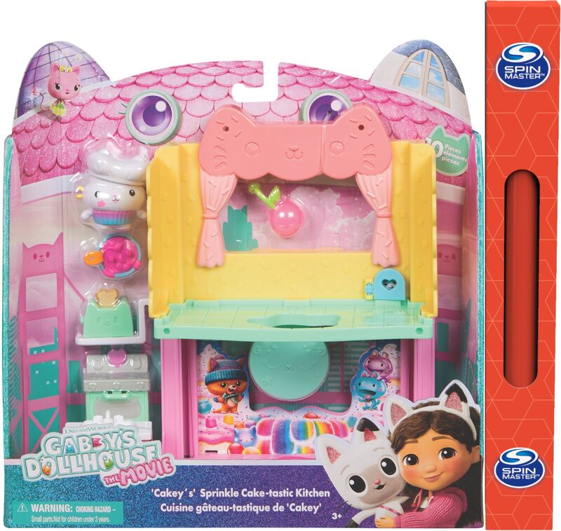 Λαμπάδα Gabby's Dollhouse Movie Mini Σετ Δωμάτια-Κουζίνα (6074281)