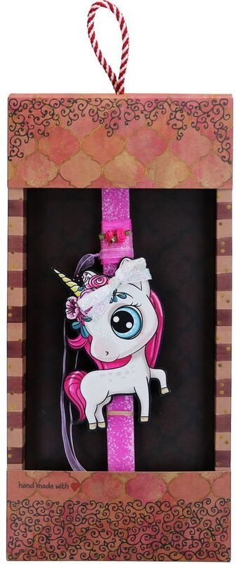 Λαμπάδα Μονόκερος Flowers (LA23039A)