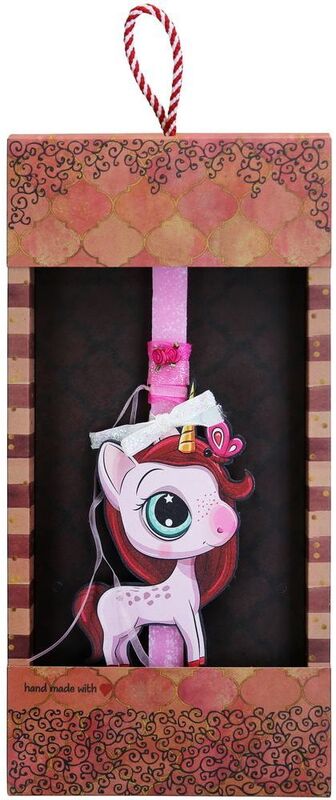 Λαμπάδα Μονόκερος Butterfly (LA23039B)