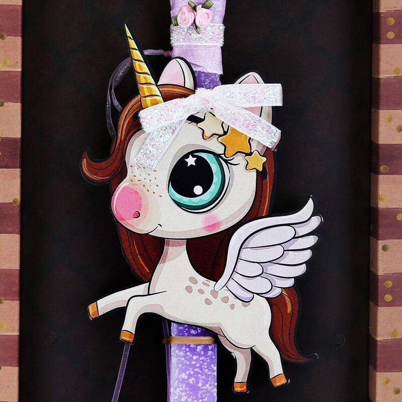 Λαμπάδα Μονόκερος Wings (LA23039C) φωτογραφία