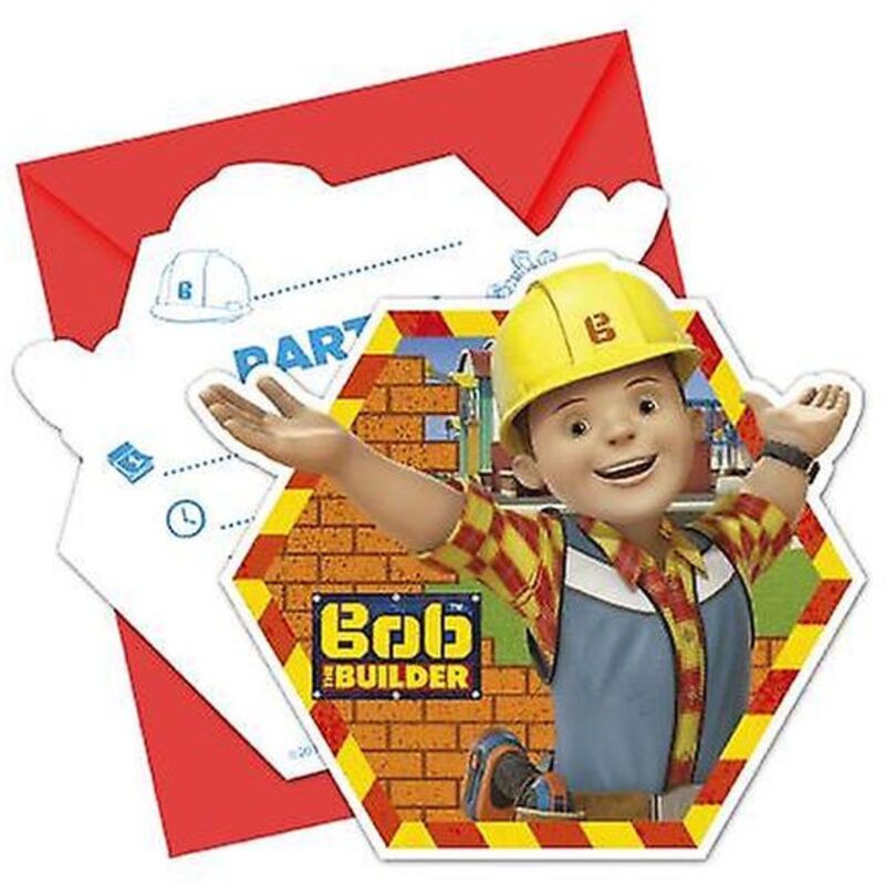 Προσκλήσεις Με Φάκελο Bob The Builder 6Τμχ (88050)
