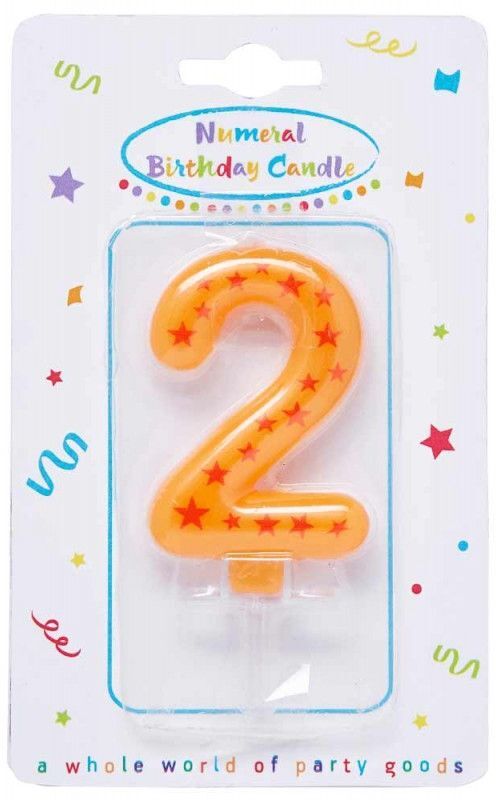 Κεριά Γενεθλίων Νούμερα Με Αστέρια Νο2 (89165)