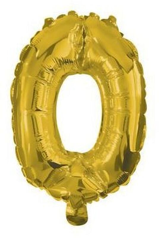 Μπαλόνι Foil Χρυσό Νο0 (89651)