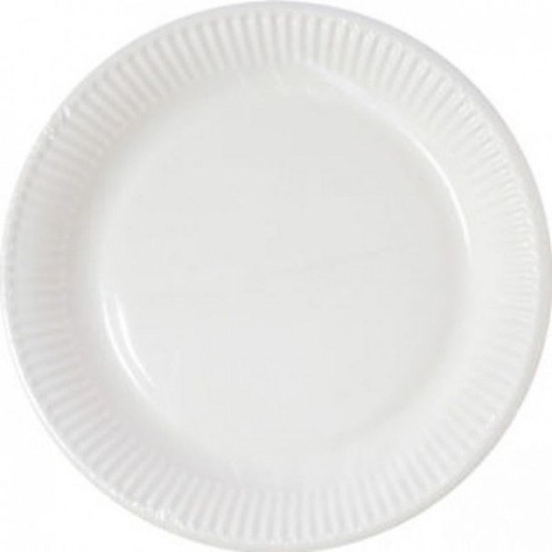 Πιάτα Eco Λευκά Compostable 23εκ - 10Τμχ (90640)
