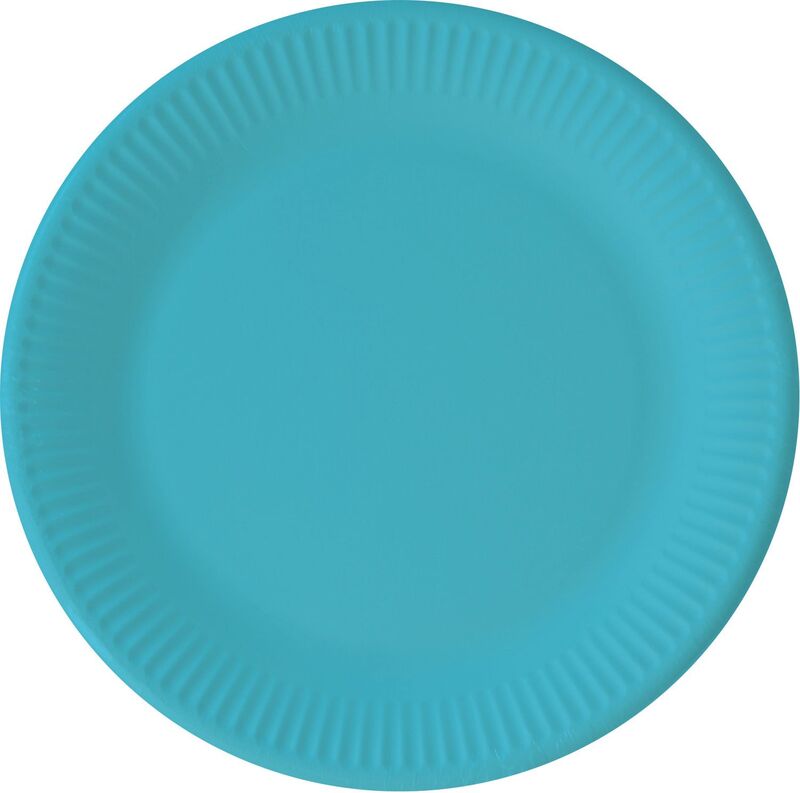 Fsc Πιάτα Μονόχρωμα Χάρτινα 21cm Turquoise Next Generation (93524)
