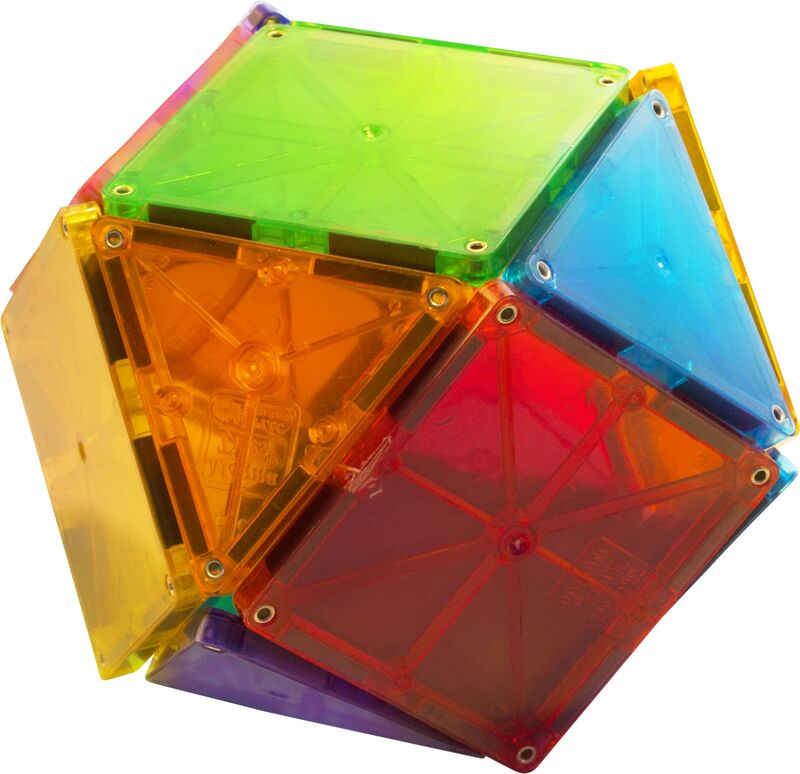 Magna-Tiles Clear Colors Set-32 Τμχ (02132) - φωτογραφία 3