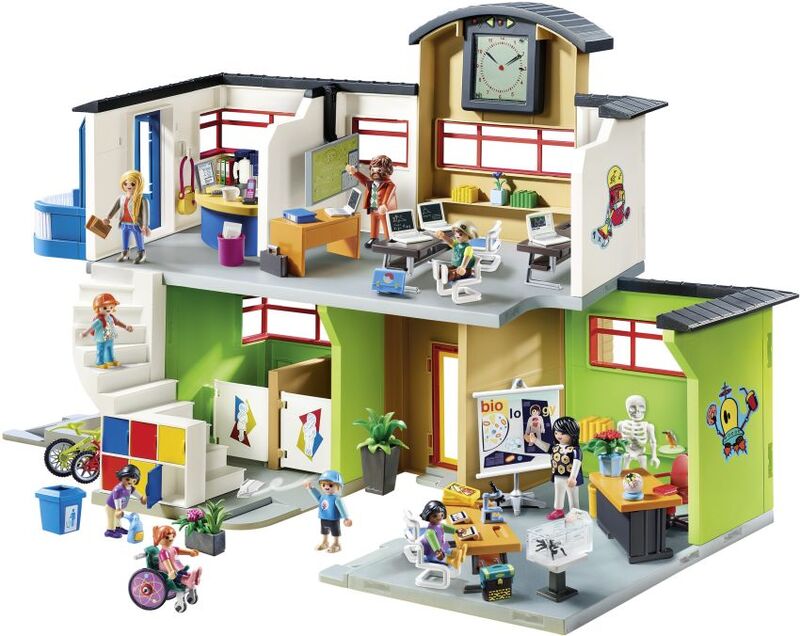 Playmobil Επιπλωμένο Σχολικό Κτίριο (9453)