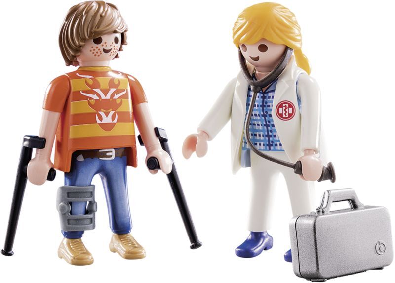 Playmobil Duo Pack Γιατρός & Ασθενής (70079)