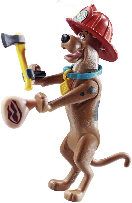 Playmobil Scooby-Doo! Συλλεκτική Φιγούρα Scooby "Πυροσβέστης" (70712)