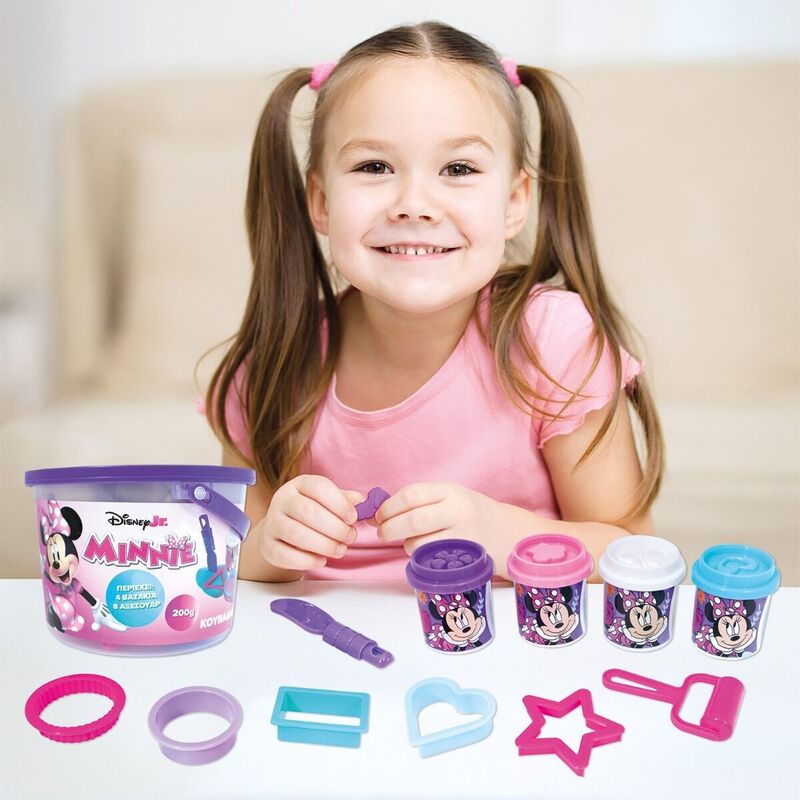 Minnie Κουβαδάκι Με 4 Βαζάκια Πλαστελίνης & Εργαλεία-3 Σχέδια (1045-03571) φωτογραφία