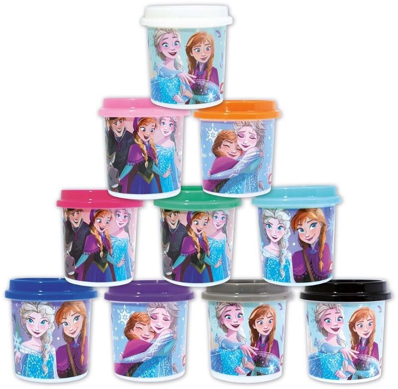 Frozen Μονό Βαζάκι Πλαστελίνης-10 Σχέδια-1 Τμχ (1045-03622)