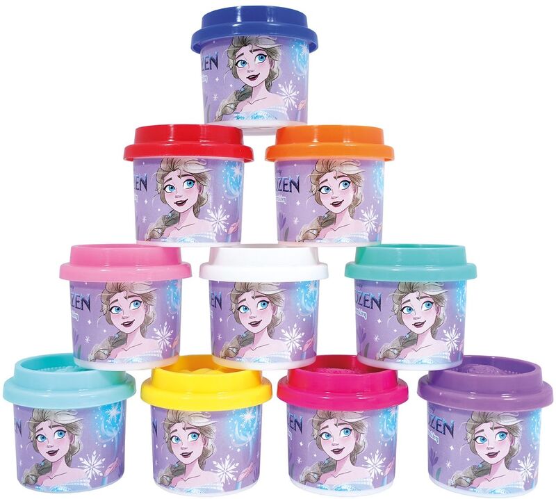 Frozen 10 Βαζάκια Πλαστελίνης Σε Σακουλάκι (1045-03624)