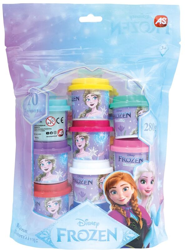 As Company Σετ Πλαστελίνης 10 Βαζάκια 1oz Σε Σακουλάκι Frozen 280gr - 1045-03624 - φωτογραφία 2