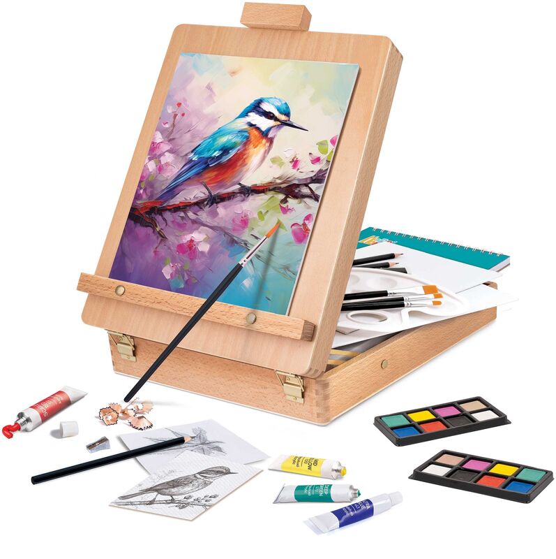 Μαθαίνω & Δημιουργώ Mega Εργαστήριο Ζωγραφικής 5 In 1 (1038-11045) φωτογραφία