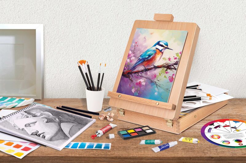 Μαθαίνω & Δημιουργώ Mega Εργαστήριο Ζωγραφικής 5 In 1 (1038-11045) φωτογραφία