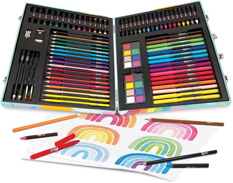 Μαθαίνω & Δημιουργώ Εργαστήριο Ζωγραφικής Deluxe 100Τμχ Μονόκερος (1038-82058) φωτογραφία