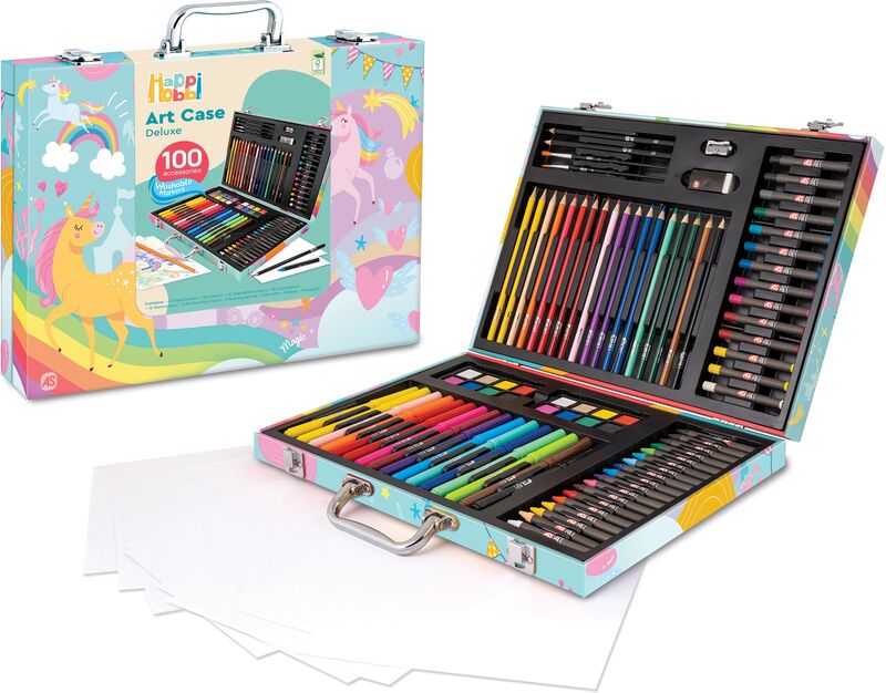 Μαθαίνω & Δημιουργώ Εργαστήριο Ζωγραφικής Deluxe 100Τμχ Μονόκερος (1038-82058) φωτογραφία