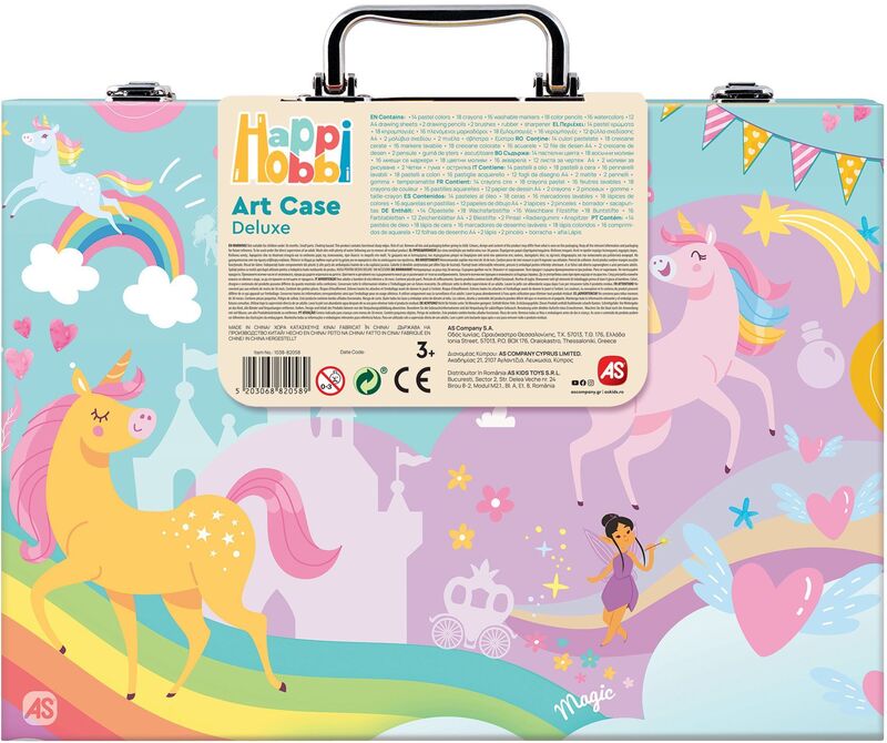 Μαθαίνω & Δημιουργώ Εργαστήριο Ζωγραφικής Deluxe 100Τμχ Μονόκερος (1038-82058) φωτογραφία