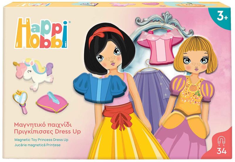 AS Company Magnet Box - Πριγκίπισσες Dress Up (1029-64038)