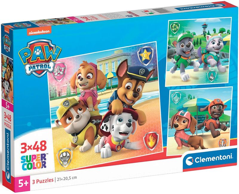 Clementoni Παζλ 3X48 Paw Patrol (1200-25301)