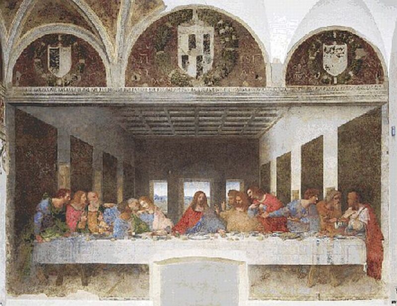 Clementoni Παζλ 1000 Museum Leonardo-Μυστικός Δείπνος (1260-31447)