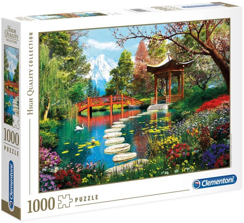 Clementoni Παζλ 1000 H.Q. Κήπος Φίτζι (1220-39513)
