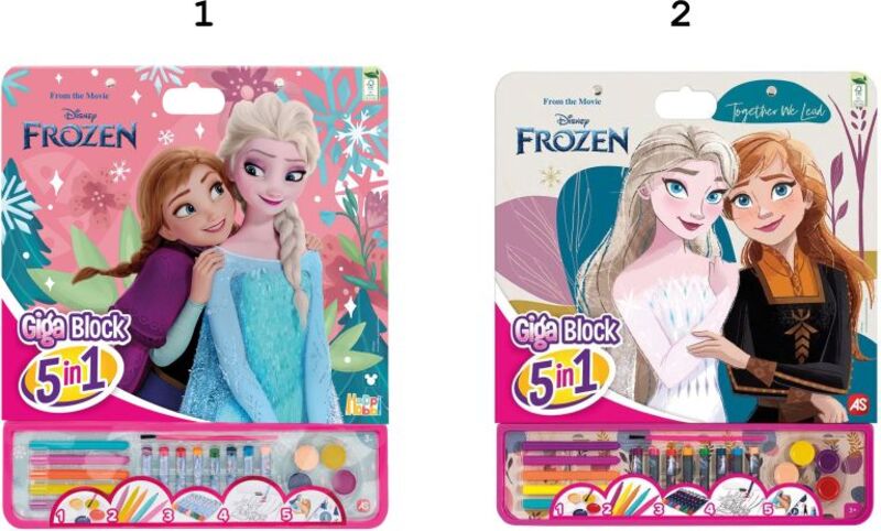As Company Σετ Ζωγραφικής Giga Block 5 Σε 1 Disney Frozen Ice Adventure | As - 1023-62759 - φωτογραφία 2