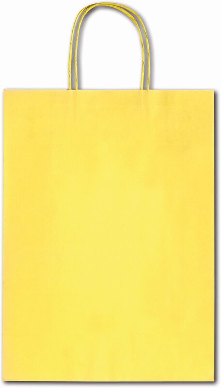 Sadoch Χάρτινη Τσάντα Κίτρινη 22cm (SDF22757)