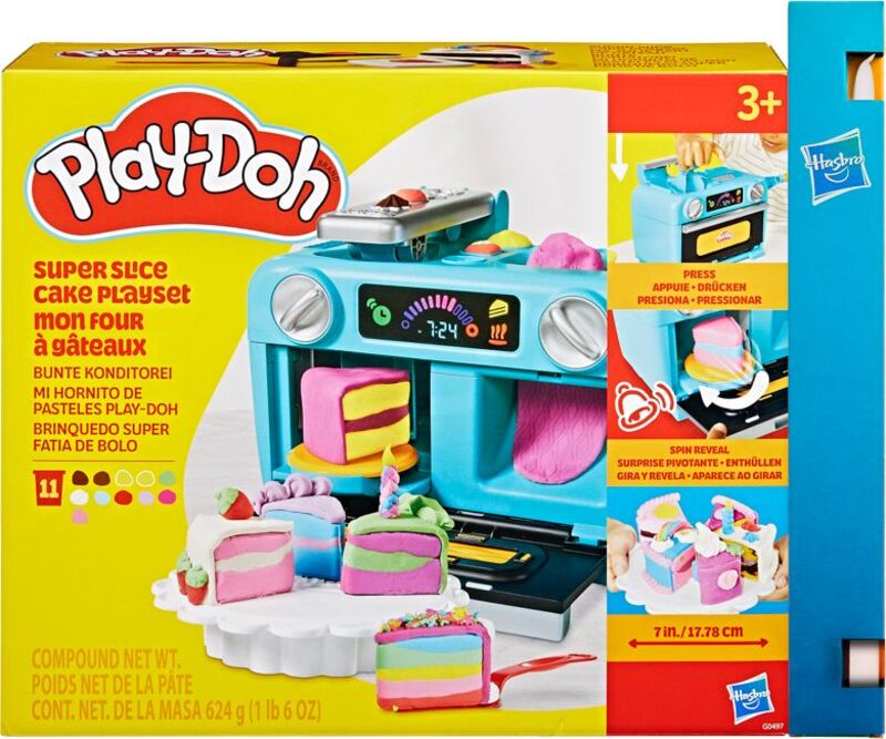 Playdoh Λαμπάδα Playdoh Super Slice Cake Playset (G0497)