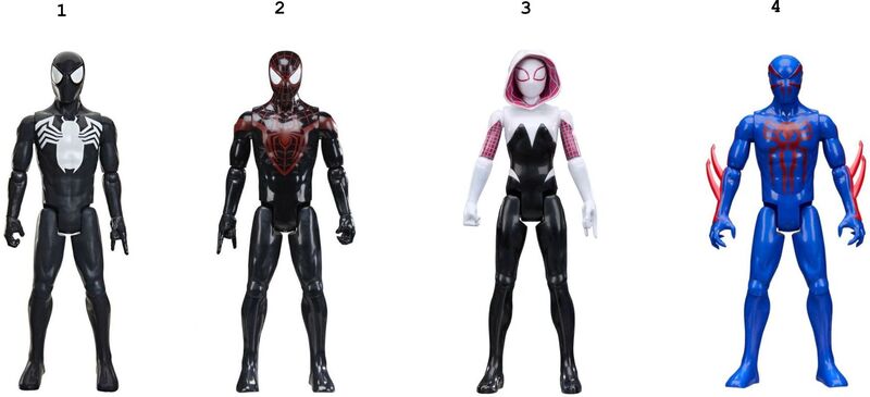 Spiderman Classic Hero-4 Σχέδια (SPG2716) - φωτογραφία 2