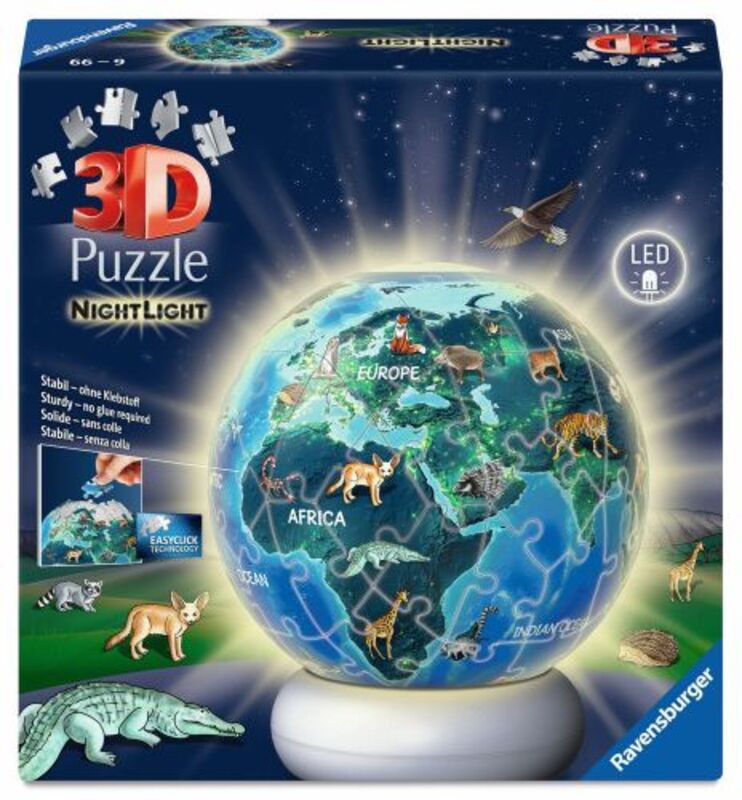 Ravensburger Παζλ 3D Μπαλαλάμπα Υδρόγειος 72Τμχ (12008055) - φωτογραφία 2
