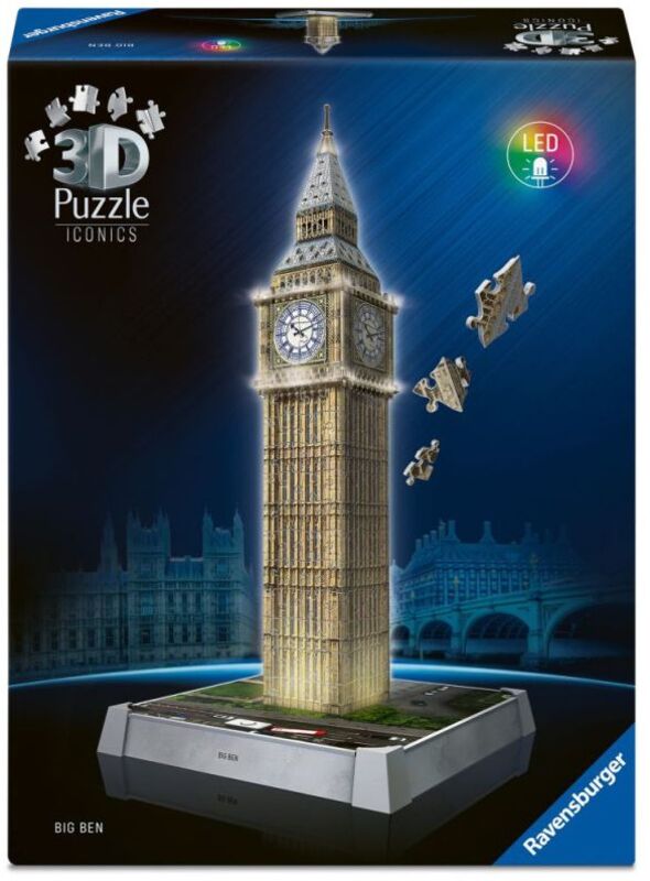 Παζλ 3D Big Ben-Νυχτερινή Έκδοση (12008025)