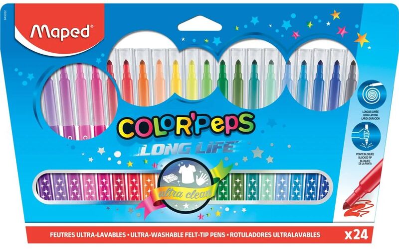 Maped Μαρκαδόροι Color' Peps -24Τμχ (845022)