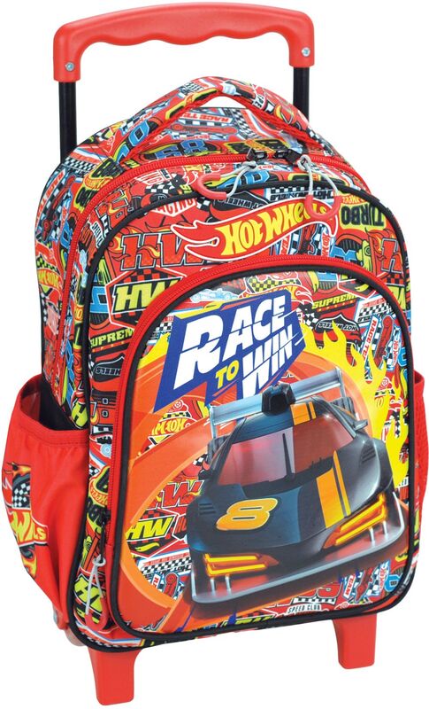 Hot Wheels Race To Win 26 Σακίδιο Νηπιαγωγείου Τρόλευ (349-39072)
