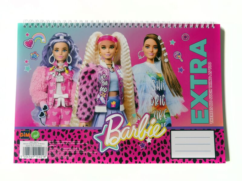Barbie Μπλοκ Ζωγραφικής Α4 – 30 Φύλλα (349-71413)