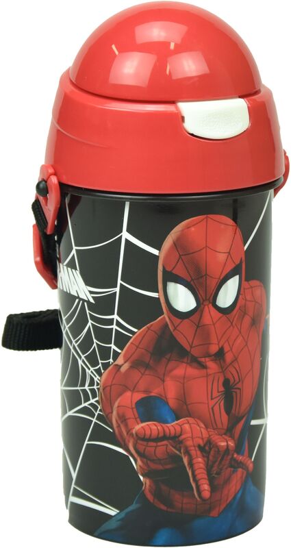 GIM Παγούρι PP Spiderman 500ml-3 Σχέδια (557-00209)