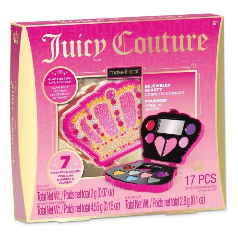 Make It Real Juicy Couture Bejeweled Beauty Cosmetic Compact (4475)