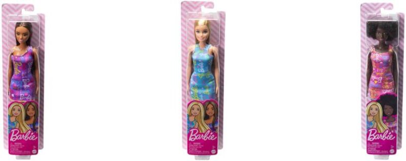 Barbie Λουλουδάτα Φορέματα-3 Σχέδια (GBK92) - φωτογραφία 3