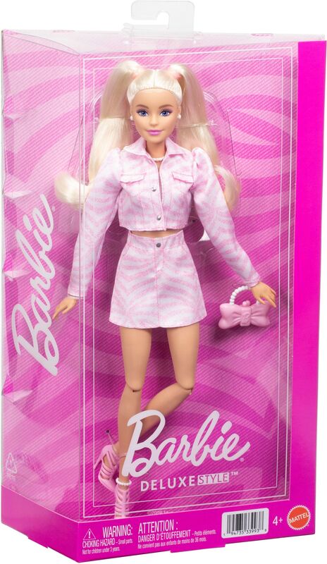 Barbie Deluxe Style-Ροζ Μπουφάν (JJN69) - φωτογραφία 2