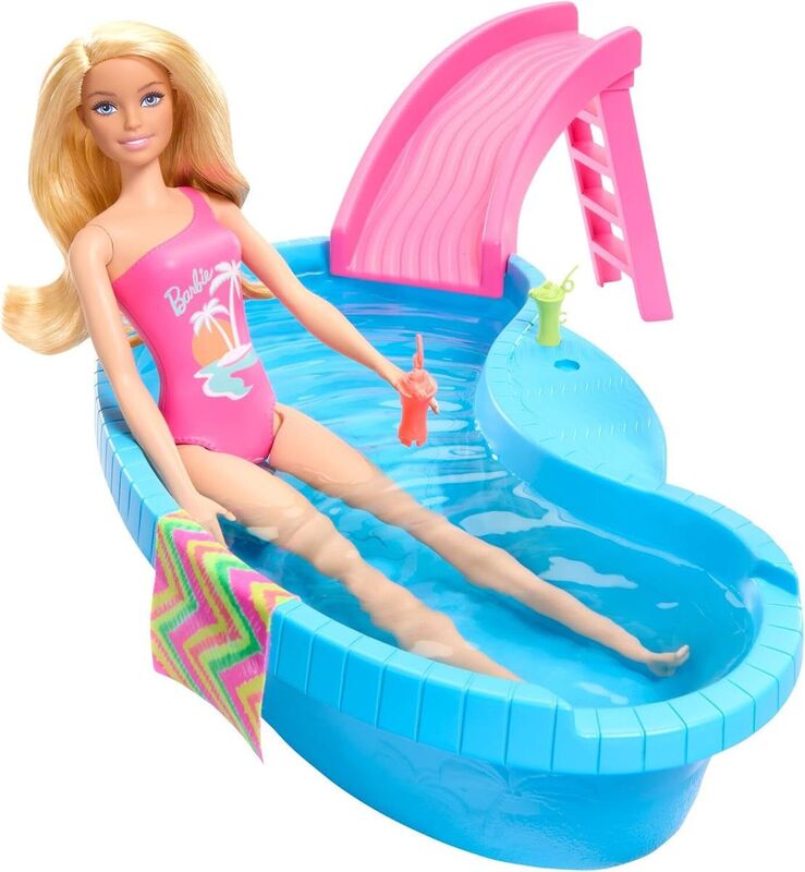 Barbie Εξωτική Πισίνα Με Κούκλα (HRJ74) φωτογραφία