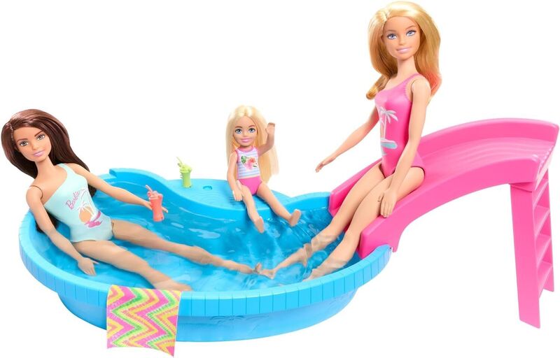 Barbie Εξωτική Πισίνα Με Κούκλα (HRJ74) φωτογραφία