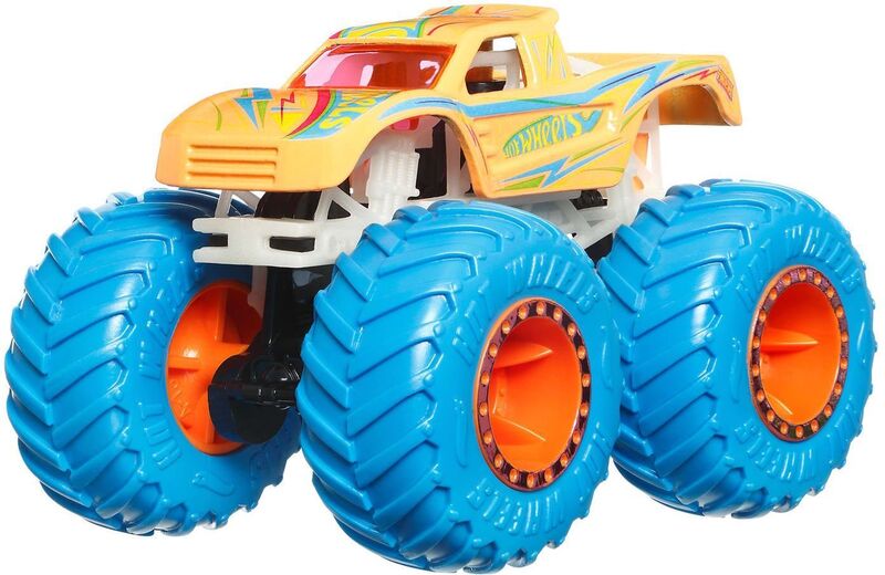 Hot Wheels Monster Trucks Glow-In-The-Dark-10 Σχέδια (JFX08) φωτογραφία