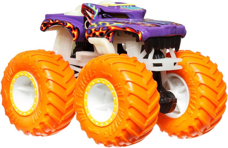 Hot Wheels Monster Trucks Glow-In-The-Dark-10 Σχέδια (JFX08) φωτογραφία