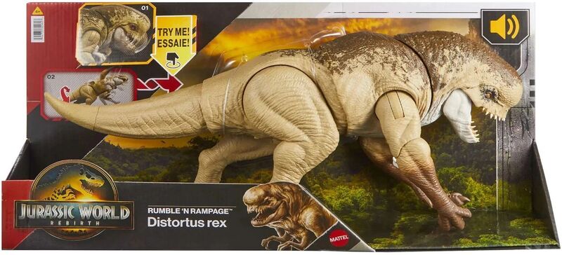 Jurassic World Rebirth "Κακός" Δεινόσαυρος Με Λειτουργία Επίθεσης & Ήχους (JGB58) - φωτογραφία 2