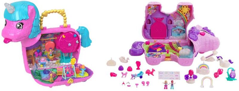 Polly Pocket Polly Μονόκερος Πινιάτα Έκπληξη Σετ-2 Σχέδια (GVL88) φωτογραφία